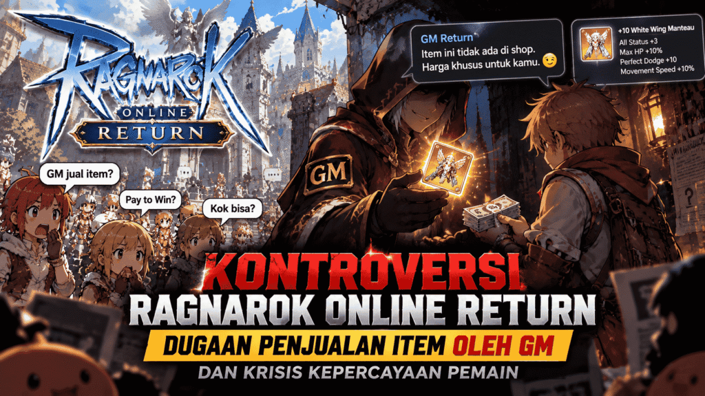 Kontroversi Ragnarok Online Return: Dugaan Penjualan Item oleh GM dan Krisis Kepercayaan Pemain